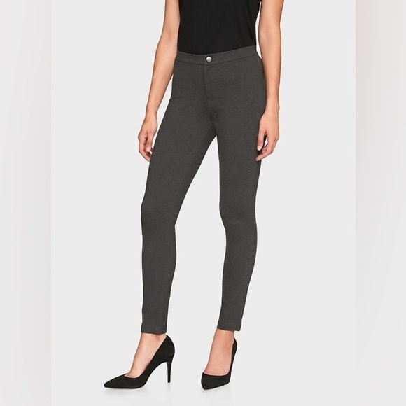 Banana Republic Pants - NWT - Banana Republic Premium Ponte Legging in Charcoal Heather Grey - Size 0